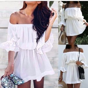 LAST HOURS OR WILL BE DONATED!

Summer White Dress